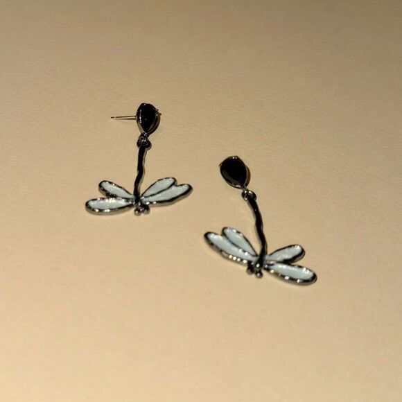 Dragonfly  earrings  N859 - Picture 2 of 3